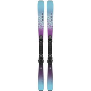 Salomon E Stance W 80 + M10 GW L80 All Mountain Ski (Sort)