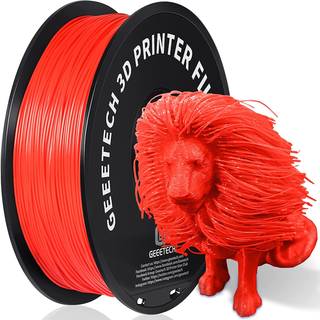 PLA -filament 1,75 mm Geeetech 3D Printer Pla Filament 1,75 mm 1 kg pr. Spole rød