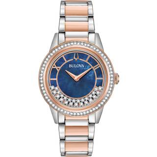 Bulova 98L261 Blå/Rosaguldtonet stål Ø32.5 mm