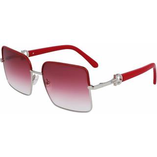 Salvatore Ferragamo SF 302SL 049 60 Solbriller Kvinder Rød - Silver Red - 60mm