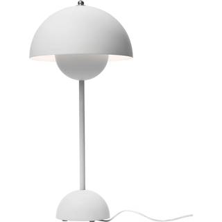 Verner Panton - Flowerpot Bordlampe VP3 Lys Mat Grå - Andtradition - Hos Lampeagenten