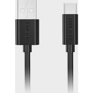 USB-C-kabel Choetech AC0002 - Sort, 1m