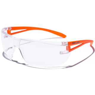 Zekler 36 HC/AF Hi-Orange Klar Beskyttelsesbriller Modstandsdygtig over for ridser og dug Hi-Vis Orange