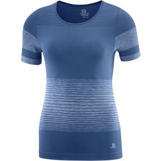 Salomon Women's Elevate Move'on Tee Dark Denim, XS