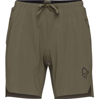 Norrøna Women's Senja Flex1 8" Shorts Olive Night, XS