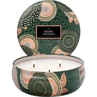 Voluspa 3 Wick Tin Temple Moss (40 h)
