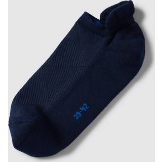 Burlington Herren Sneakersocken blau Mikrofaser/Funktion unifarben