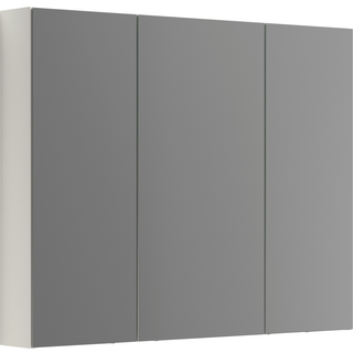 Scanbad Luna Style Spejlskab 80x100 cm m/3 låger - hvid mat folie