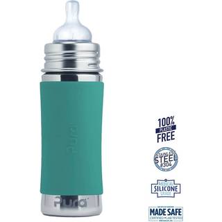 Pura® - Kiki Baby Sutteflaske 3+ mdr. Moss 325ml - Medium flow