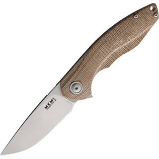 Timavo foldekniv, natural canvas micarta