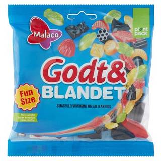 Malaco Godt & blandet Favorit Mix 1 x 115 g