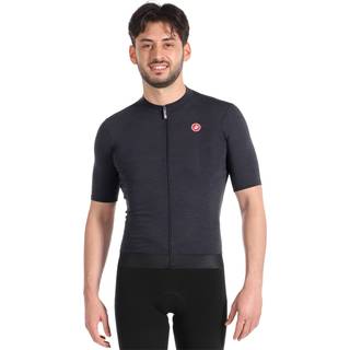 Castelli Essenza Jersey Lys Sort - Størrelse Small