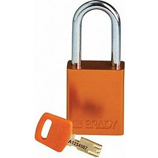 Brady -754473610784 SafeKey lockout h?ngel?s - Aluminium - Orange - 1.5 """" St?lkakel Vertikal clearance - Keared forskellig