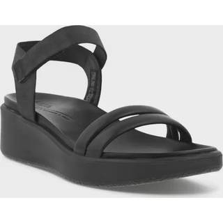 ECCO Flowt Wedge LX W - Sandaler i læder med kilehæl til damer - Sort - Size: 40 (UK 6.5-7)