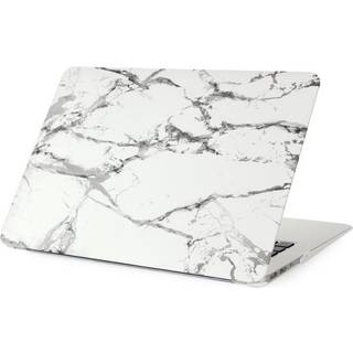 Macbook Pro 13.3 Inch Marmor Cover - Grå/hvid