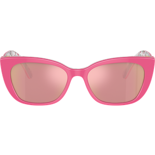 Dolce & Gabbana Børn DX4427 3207/Z Solbriller Acetat Rosa Rosa Cat Eye Spejlet