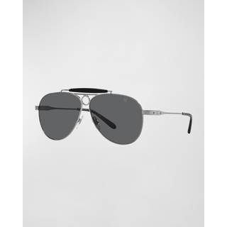 Ralph Lauren RL7078 THE COUNRTYMAN Asian Fit 9002B1 61 Solbriller Mænd Gunmetal - Gunmetal - 61mm