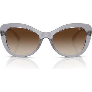 Vogue Briller VO5515SB 309913 55 Solbriller Kvinder Grå - Transparent Grey - 55mm