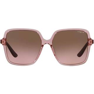 Vogue Briller VO5352SF Asian Fit 288314 56 Solbriller Kvinder Guld - Transparent Coral Pink - 56mm