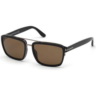 Tom Ford FT0780 ANDERS 01J 58 Solbriller Mænd Black - Shiny Black - 58mm