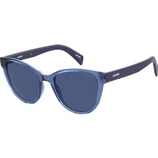 Levi&#39;s LV 1014/S PJP/KU 54 Solbriller Kvinder Blue - Transparent Blue - 54mm