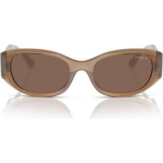 Vogue Briller VO5525S 309373 52 Solbriller Kvinder Brun - Transparent Opal Brown - 52mm