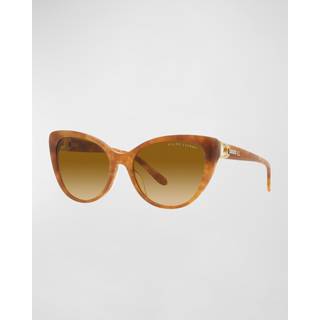 Ralph Lauren RL8215BU Asian Fit 60832L 56 Solbriller Kvinder Tortoiseshell - Transparent Light Tortoise - 56mm