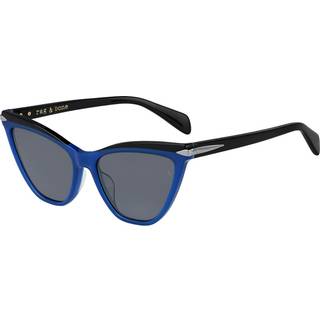 Rag & Bone RNB1021/S PJP/IR 55 Solbriller Kvinder Blue - Blue Black - 55mm