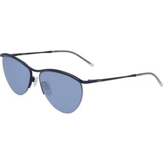 DKNY DK107S 415 56 Solbriller Kvinder Blue - Navy Blue - 56mm