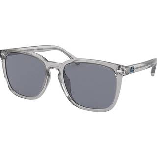 Coach HC8354U CD458 571855 56 Solbriller Mænd Grå - Transparent Grey - 56mm