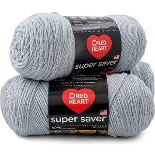 Red Heart Super Saver 3-Pack Yarn Light Gray 3 Pack