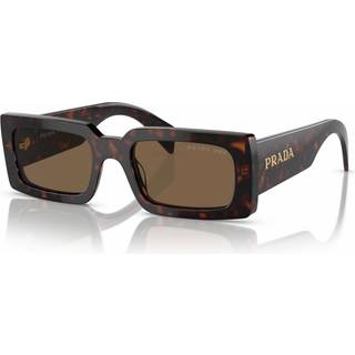 Prada PR A07SF Asian Fit Polarized 16N5Y1 54 Solbriller Kvinder Tortoiseshell - Briar Tortoise - 54mm