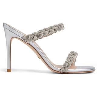 Stuart Weitzman Addison 100 Sandal - Woman Sandals Silver 37.5