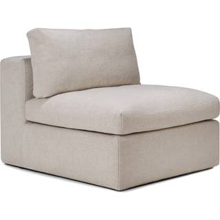 Ethnicraft Mellow Sofa 1-pers Aftageligt Betræk shvid - Modulopbyggede sofaer Polyacryl Elfenben - 20024