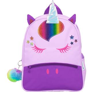 Harry Bear Harry Bear Purple Unicorn Backpack with Pom Pom Keyring