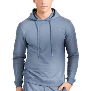 Bread and Boxers Organic Cotton Men Hooded Shirt - Lightblue - X-Large