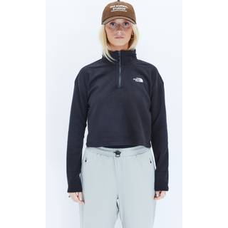 100 Glacier Cropped 1/4 Zip W TNF Black (S)