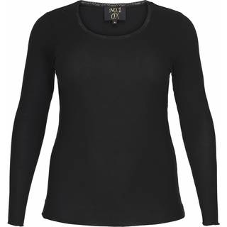 T-Shirt Lange Ærmer Off White NO. 1 by OX 61718 , størrelse XL (54-56)