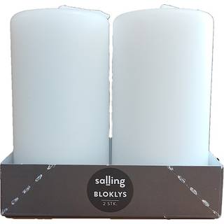 Salling bloklys 5x10 cm 2-pak - hvid (På lager i butik)