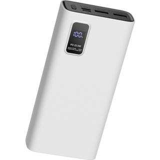 Powerbank 20000mAh | 22.5W | QC 3.0 | USB-C & USB-A | Sort