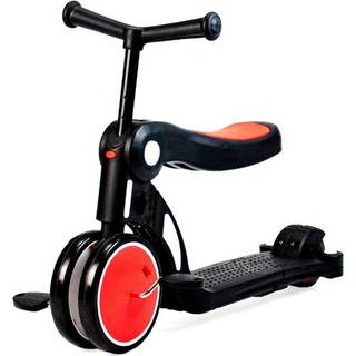 Asalvo Trehjulet cykel 5 i 1 Ride and role, Rød