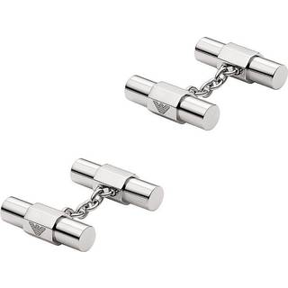 Cufflinks and Tie Clips - Silver - --