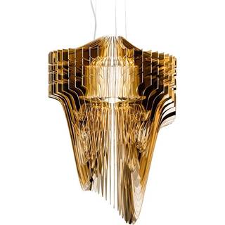 Slamp Aria Lysekrone 115 Cm - Loftslamper Cristalflex® Guld - ARISL00GLD01T00E27EU