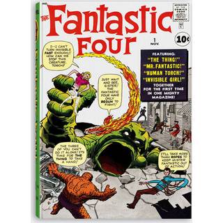 Taschen Coffee Table Books - 'Marvel Comics Library, Fantastic Four. Vol. 1. 1961–1963' in MULTICOLOR Paper