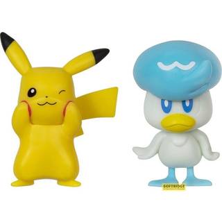 Pokémon Gen IX Battle Figure Pack Mini Figure 2-Pack Pikachu & Quaxly 5 cm