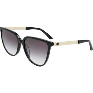 Calvin Klein Kvinde CK21706S 001 Solbriller Plast Sort Grå Cat Eye Skygge
