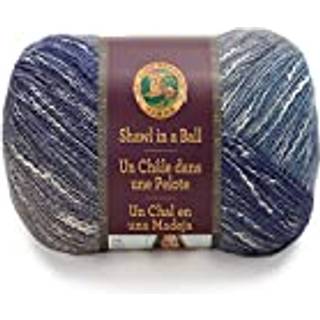 (1 ngle) Lion Brand garn sjal i et boldgarn beroligende blt