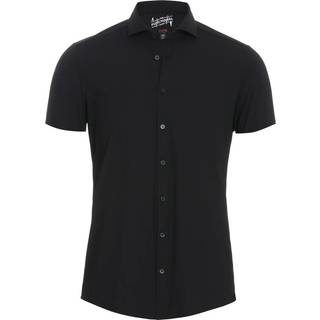 PURE Herren Kurzarmhemd schwarz