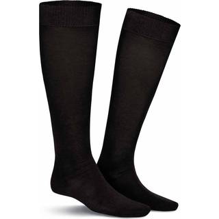 KUNERT Men Herren Kniestrümpfe braun Baumwolle & Mix unifarben