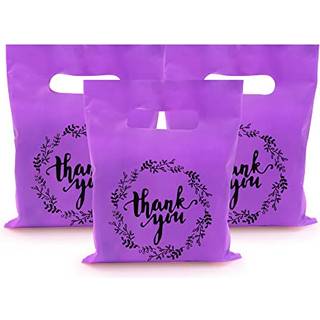 TOSPARTY Plast Tak Merchandise-tasker Festgaveposer Slik-kage-godbidder-poser til fdselsdagsfest Babyshower Bryllup Julepensionering